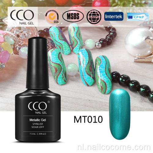 CCO Aantrekkelijke 3D Nails UV -gel Metallic nagellak voor 3D -nagelsdecoraties